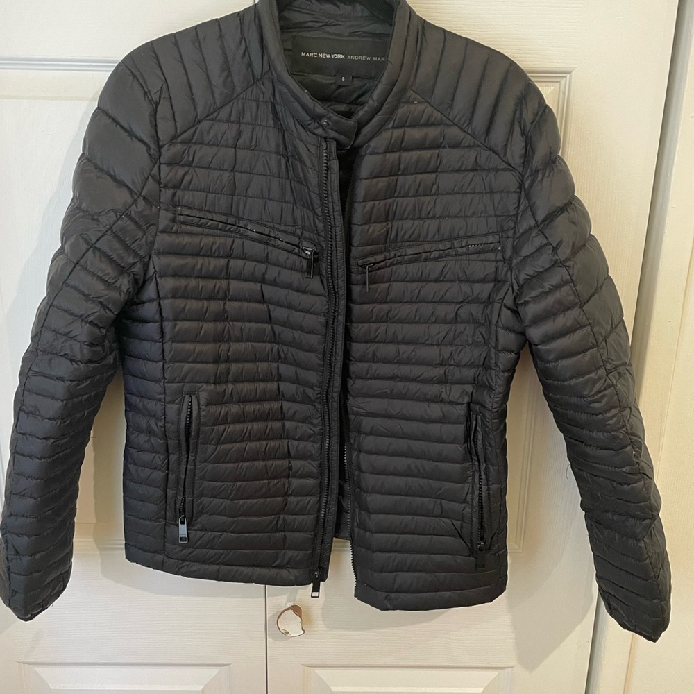 Marc New York Charcoal Quilted Jacket